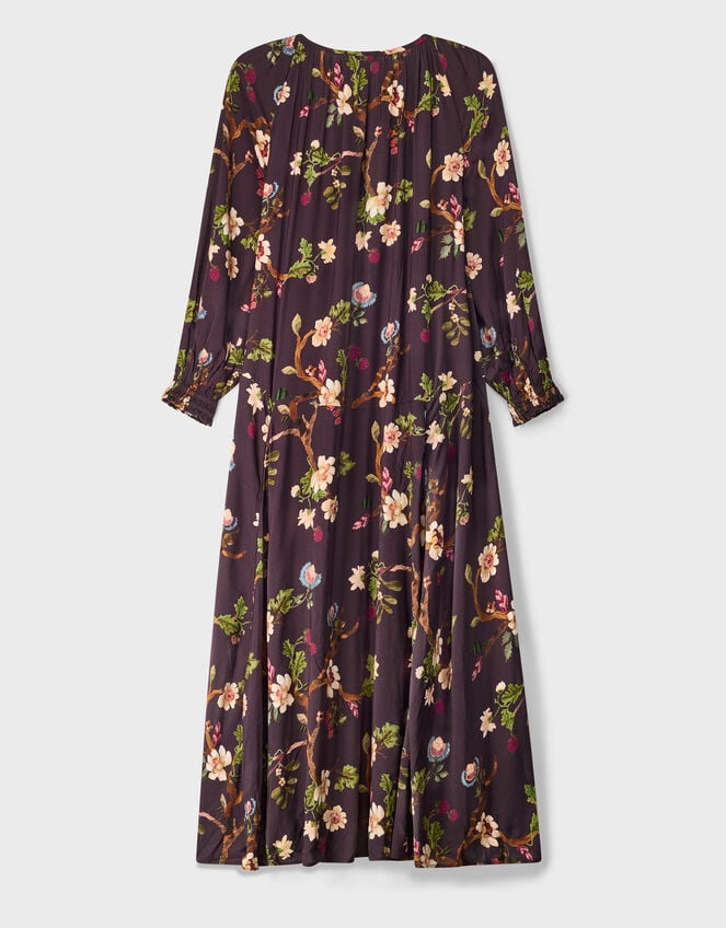 East Adelle Floral Print Maxi Dress, Red (BERRY), large