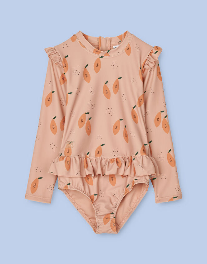 Hoeveelheid van Verslaving site Liewood Sille Print Swim Jumpsuit Orange