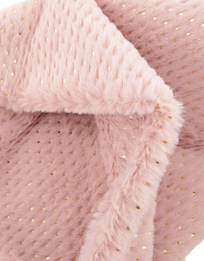 Gold Spot Fluffy Snood, , large
