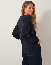 Sable Sequin Embellished Jumper, Blue (MIDNIGHT), large