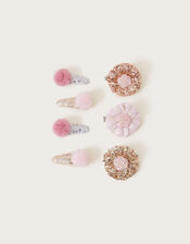 Party Sparkle Hairclips 7 Pack, , large