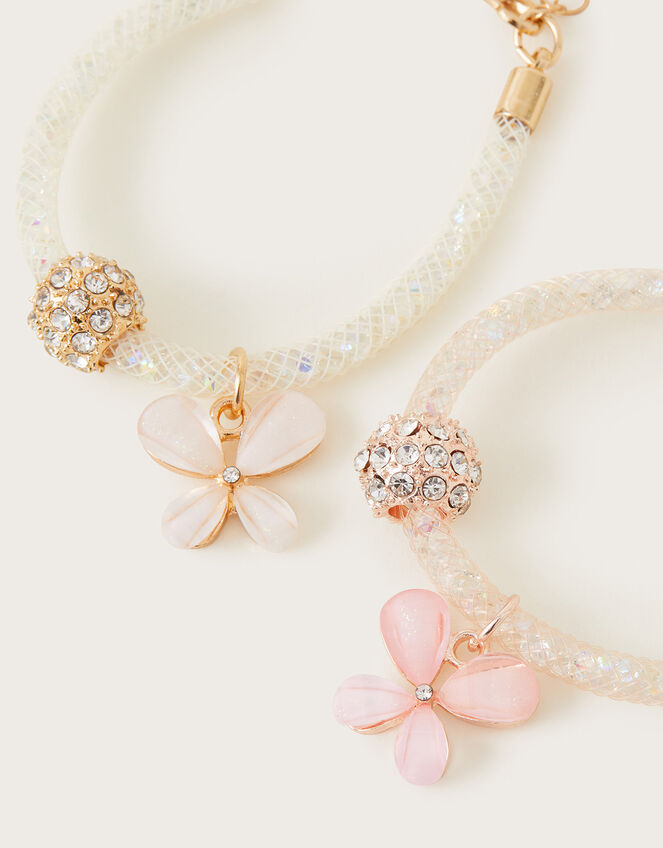 Girl Beautifly Encased Bracelets Set of Two, , large