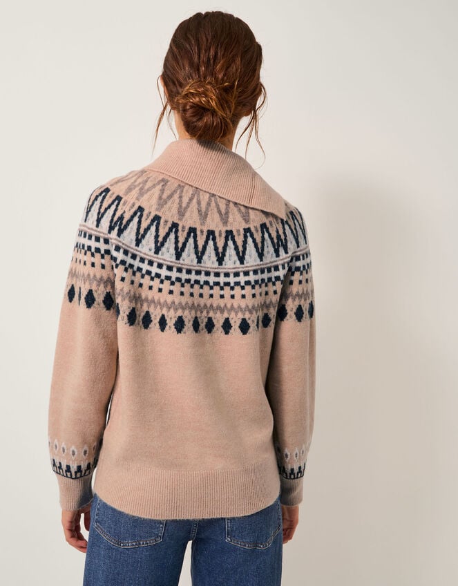 Fifi Fair Isle Jumper, Camel (CAMEL), large