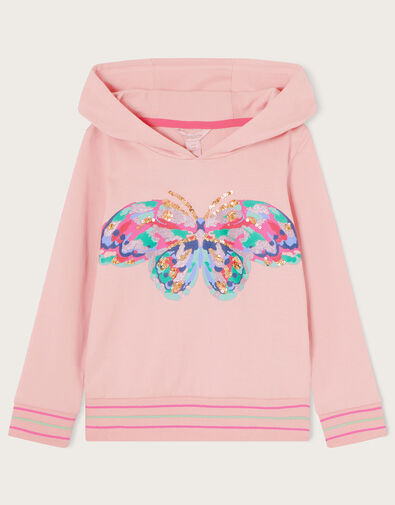 Butterfly Hoodie Pink, Pink (PINK), large