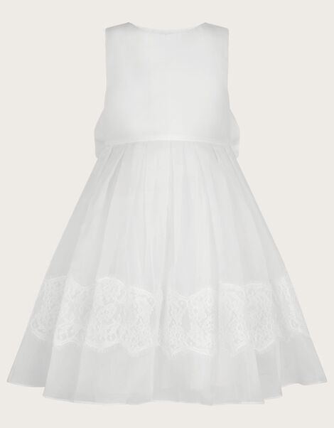 Alovette Lace Communion Dress, White (WHITE), large