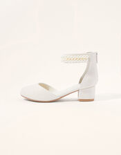 Pearl Strap Two-Part Heels, Cream (CREAM), large