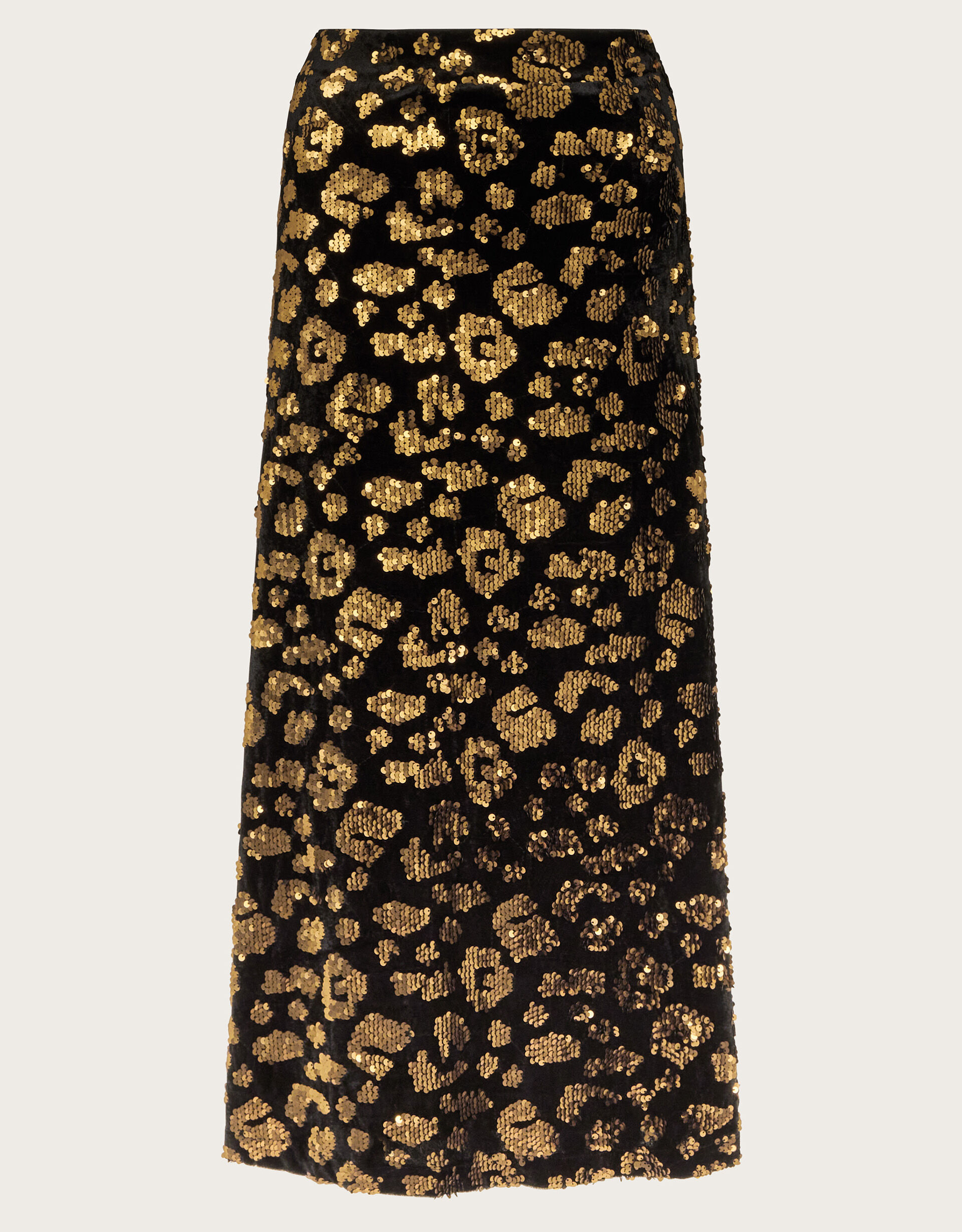 Sequin leopard midi skirt on sale