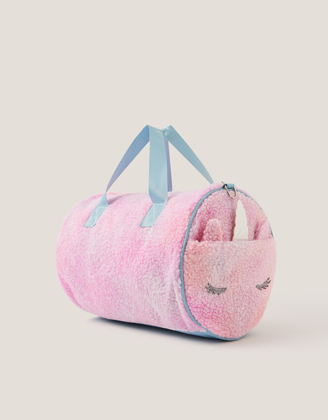 Unicorn Borg Sleepover Duffle Bag, , large