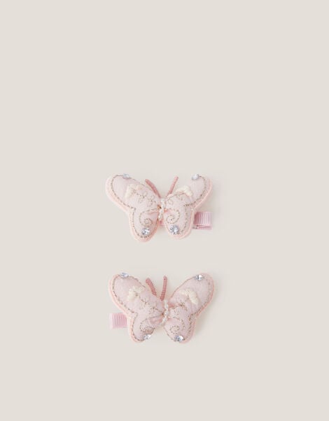 2-Pack 3D Butterfly Hair Clips, , large