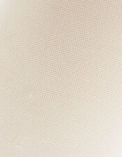 Plain Nylon Tights Set, Ivory (IVORY), large