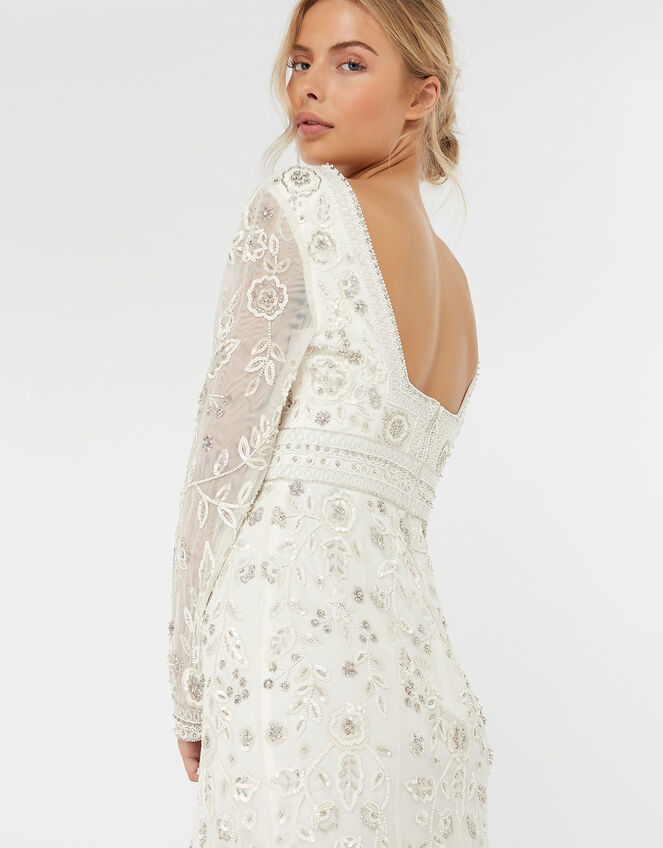 Elizabeth Embellished Wedding Dress, Ivory (IVORY), large