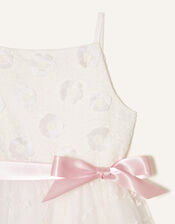 3D Flower Lace Maxi Dress, Ivory (IVORY), large