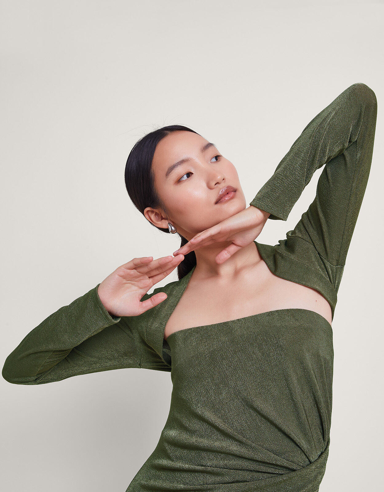Billi Bolero Jacket Green Casualwear Monsoon Global