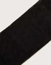 Semi Sheer Polka Dot Tights, Black (BLACK), large