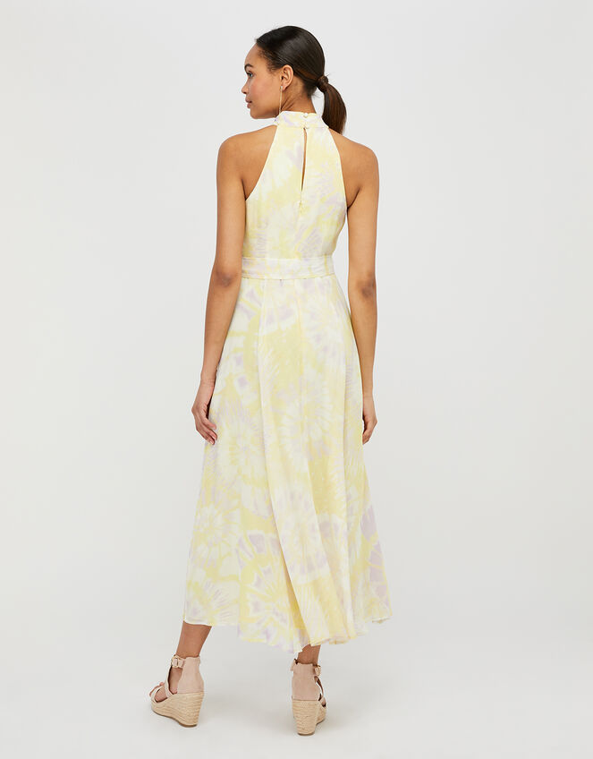 Tori Tie-Dye Midaxi Dress, Yellow (YELLOW), large