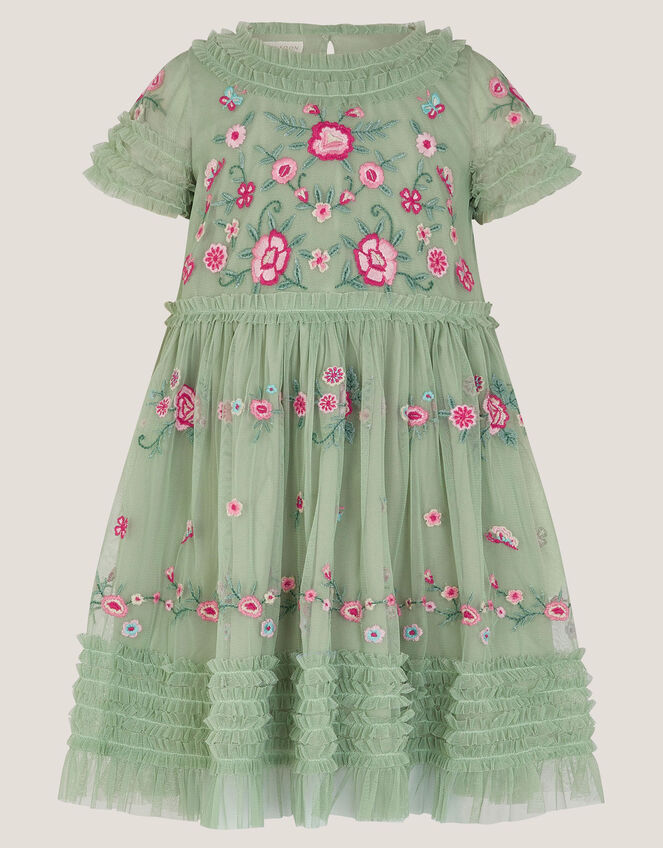 sachin and babi light blue dress embroidered dungaree dress