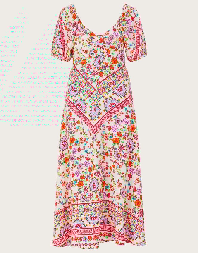 Julietta Floral Maxi Dress, Ivory (IVORY), large