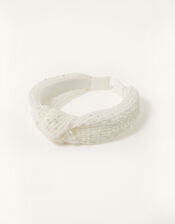 Sequin Knotted Headband, , large