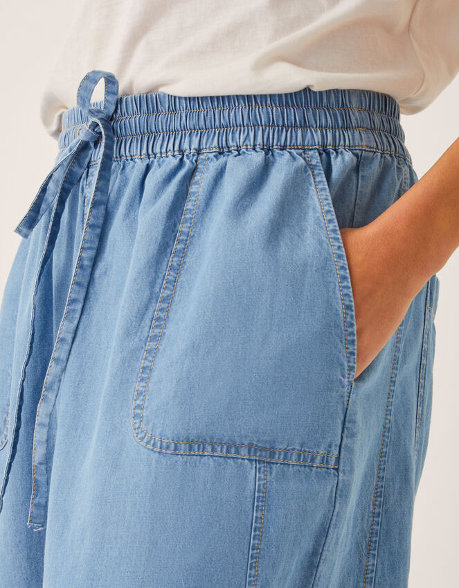 Jade Lightweight Barrel Jeans, Blue (DENIM BLUE), large