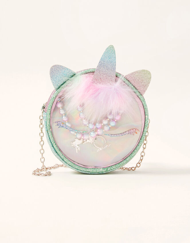 Cosmic Unicorn Mini Bag and Jewellery Set, , large