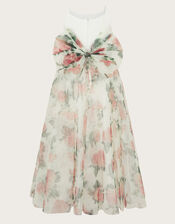 Alice Rose Print Maxi Dress, Ivory (IVORY), large