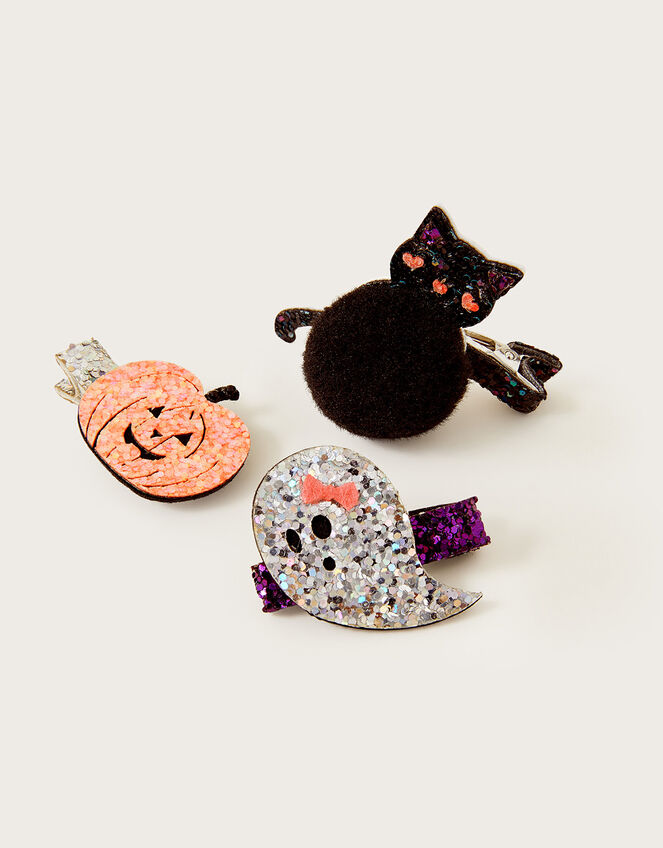 Spooky Halloween Hair Clips Set of Three, , large