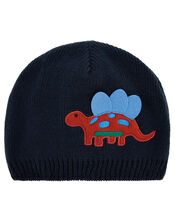 3D Dino Dom Knit Beanie Hat, Multi (MULTI), large