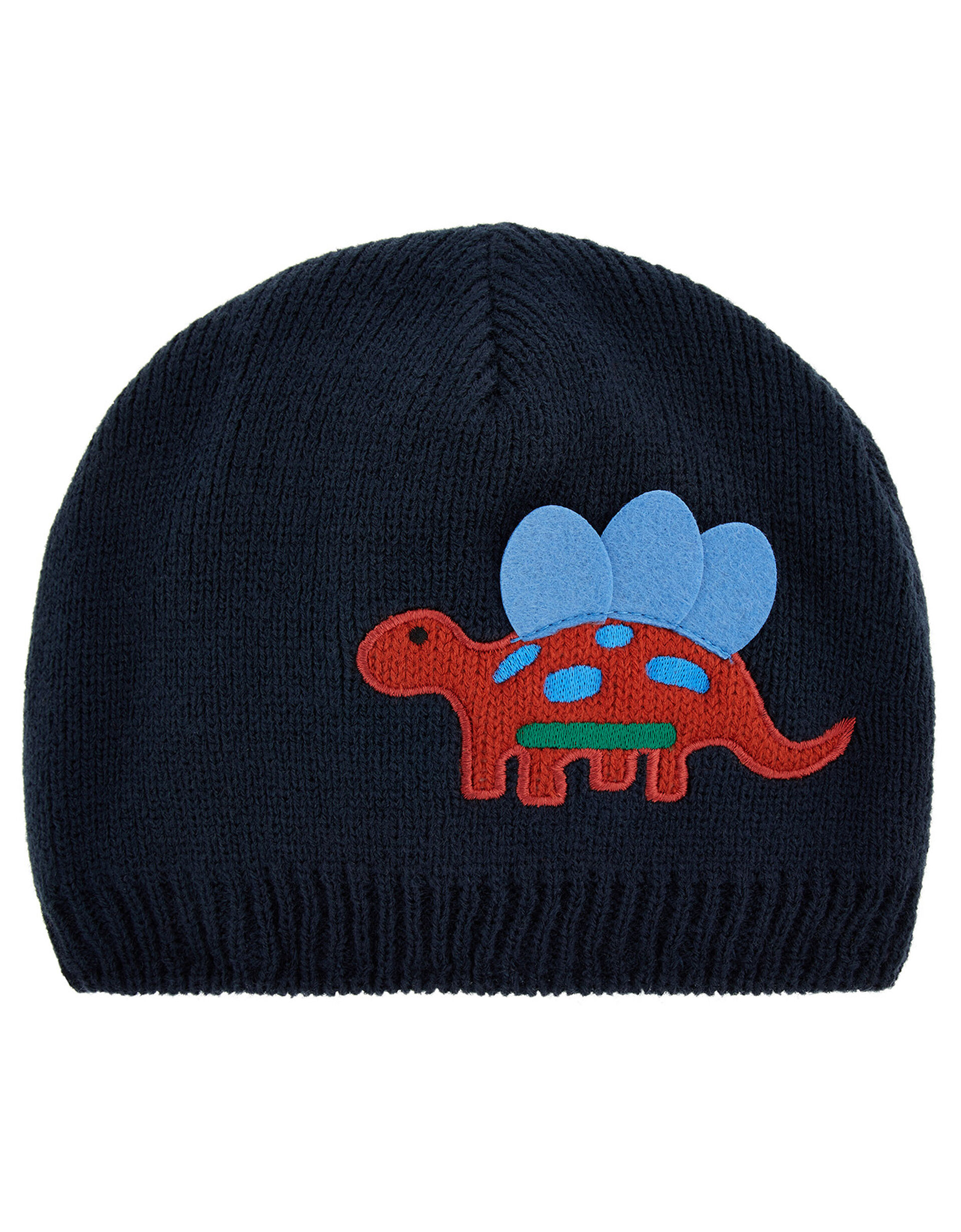 3D Dino Dom Knit Beanie Hat, Multi (MULTI), large