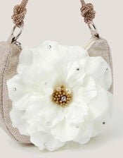 Oversized Flower Scoop Bag, Gold (GOLD), large