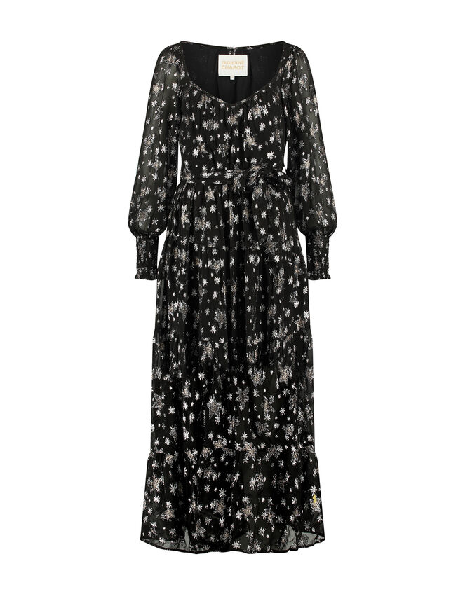 Fabienne Chapot Foile Dress, Black (BLACK), large
