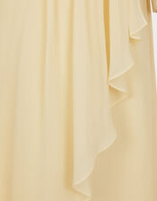 Indi Tie-Back Prom Dress, Yellow (LEMON), large