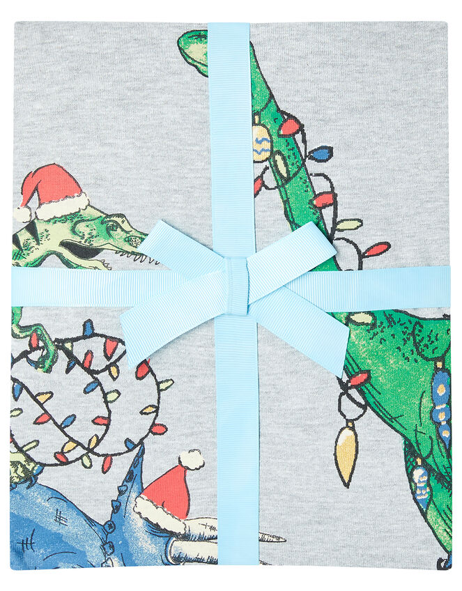 XMAS Dinosaur Pyjama Set, Red (RED), large