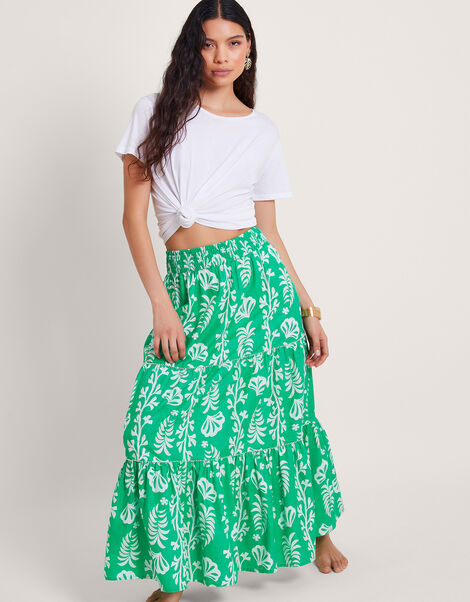 Lani Maxi Skirt, Green (GREEN), large