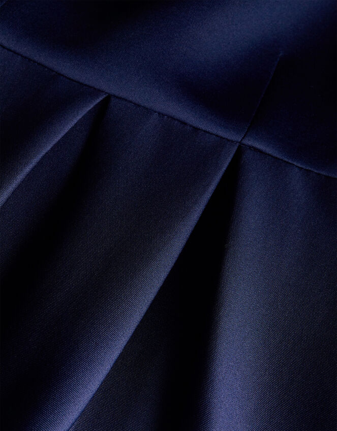Scuba Racerback Prom Dress, Blue (NAVY), large
