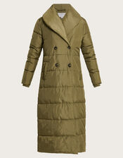Shona Shaw Coat in Recycled Polyester, Green (GREEN), large