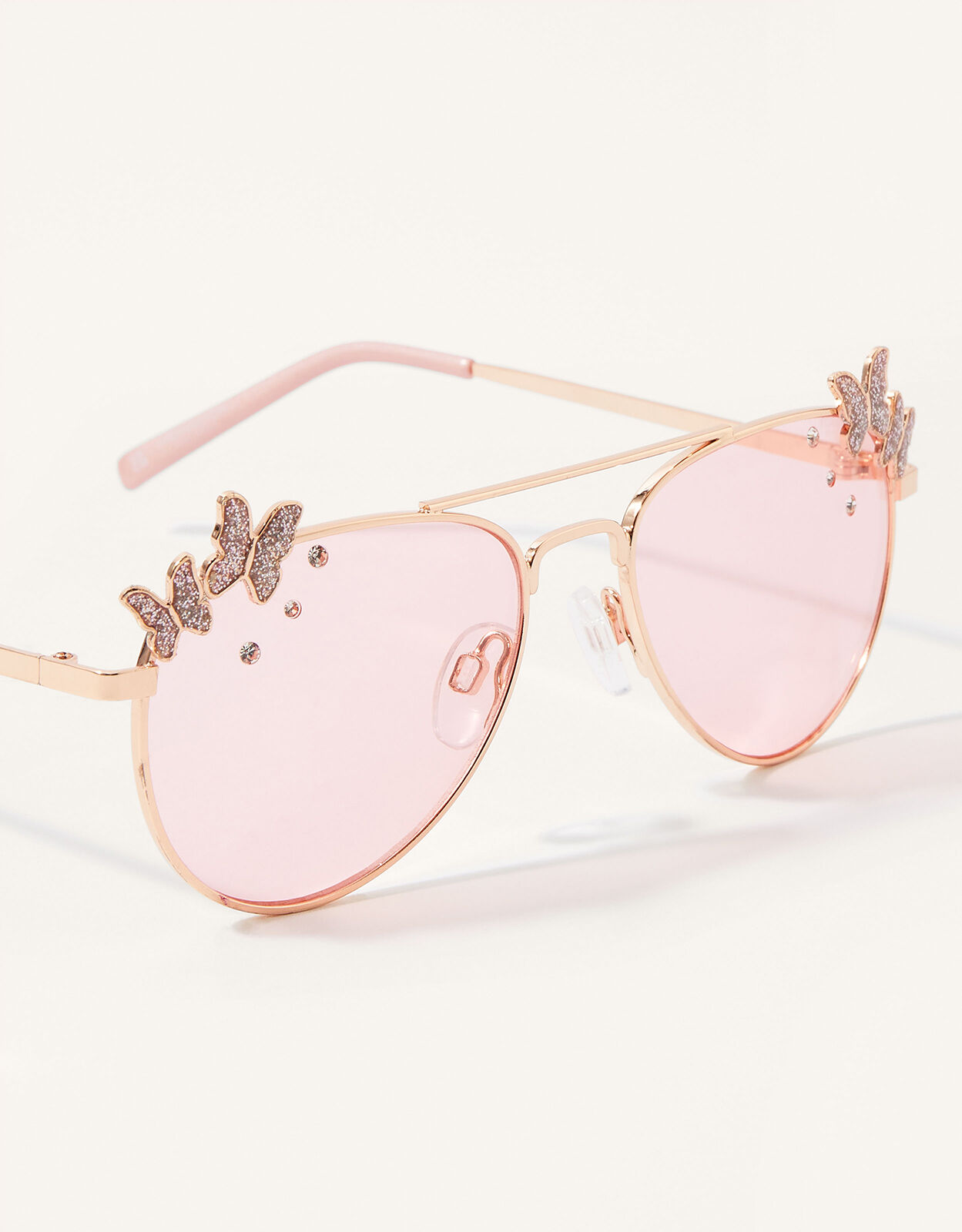 Butterfly aviator sunglasses