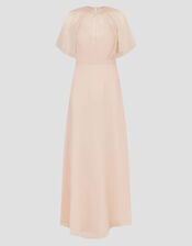 Mona Angel Sleeve Maxi Dress, Pink (BLUSH), large