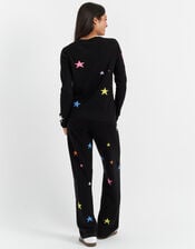 Chinti & Parker Wool Star Jumper, Black (BLACK), large