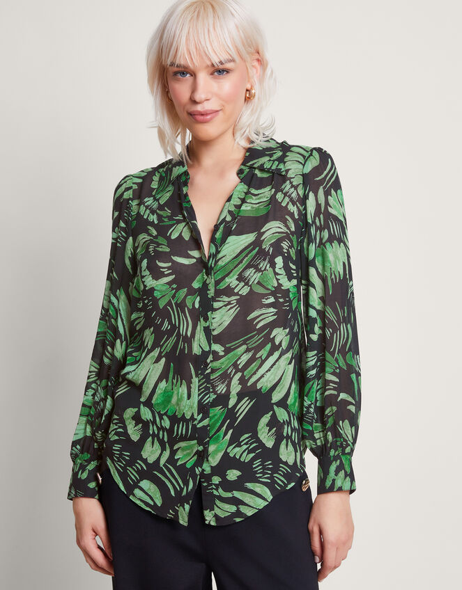 Ophelia Blouse, Black (BLACK), large
