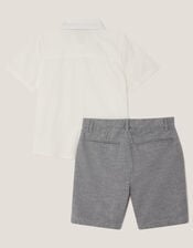 3-Piece Smart Shorts Set, Grey (GREY), large