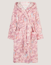 Fairy Unicorn Print Dressing Gown, Pink (PINK), large