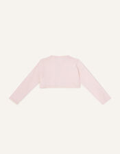 Baby Fluffy Collar Super-Soft Cardigan, Pink (PINK), large