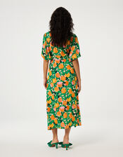 Fabienne Chapot Ana Fruity Floral Midi Dress, Green (GREEN), large