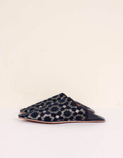 Bohemia Design Star Brocade Slippers, Black (BLACK), large