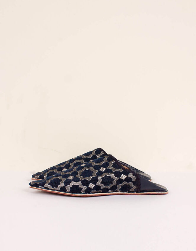 Bohemia Design Star Brocade Slippers, Black (BLACK), large