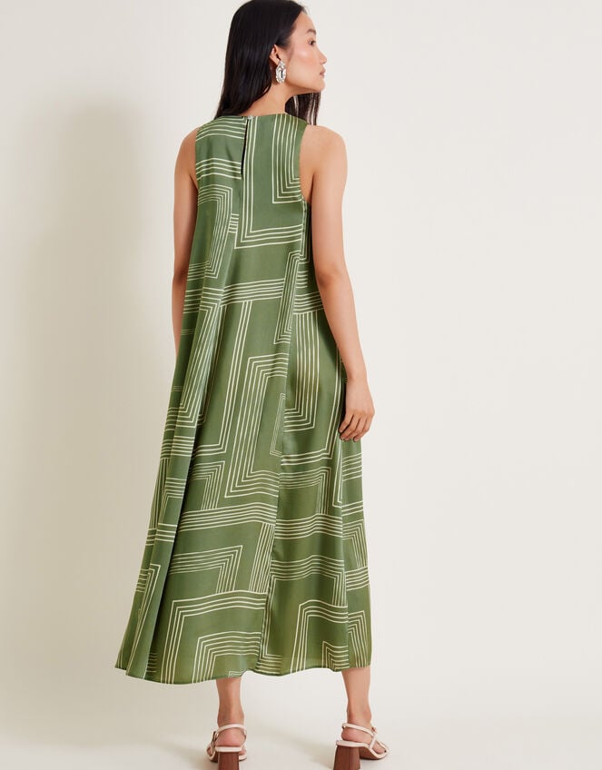 Anica Maxi Dress, Green (KHAKI), large
