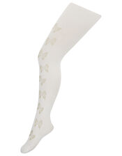Glitter Butterfly Tights, Gold (GOLD), large