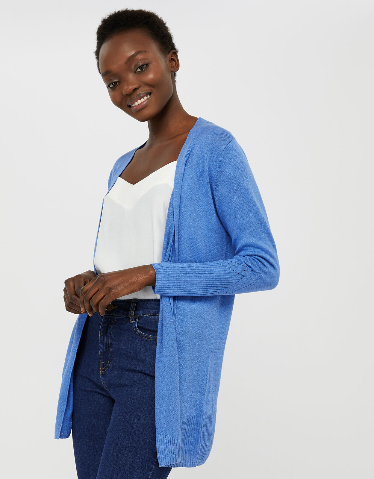 Monsoon linen cardigan online