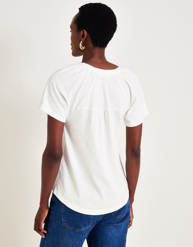 Jo Jersey T-Shirt, Ivory (IVORY), large