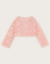 3D Rose Cropped Jacket, Pink (PINK), large